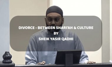 DIVORCE BETWEEN SHARIAH AND CULTURE