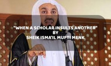 WHEN A SCHOLAR INSULTS ANOTHER