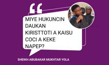 MIYE HUKUNCIN DAUKAN KIRISTTOTI A KAISU COCI A KEKE NAPEP