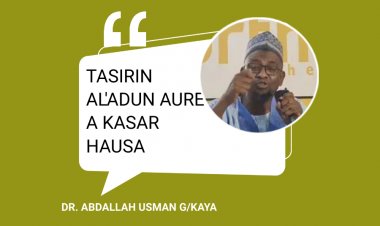 TASIRIN AL'ADUN AURE A KASAR HAUSA