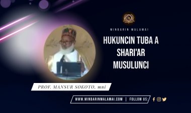 HUKUNCIN TUBA A SHARI'AR MUSULUNCI