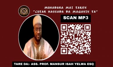 MUHADARA: CUTAR HASSADA DA MAGANIN TA