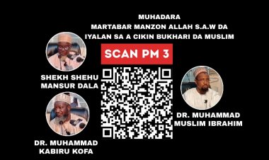 MARTABAR MANZON ALLAH S.A.W DA IYALAN SA A CIKIN BUKHARI DA MUSLIM