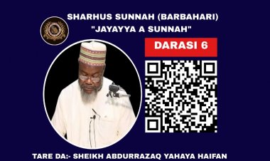 006 SHARHUS SUNNAH (JAYAYYA A SUNNAH)