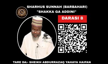 008 SHARHUS SUNNAH (SHAKKA GA ADDINI)