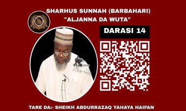 014 SHARHUS SUNNAH (ALJANNA DA WUTA)