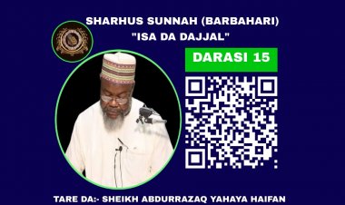015 SHARHUS SUNNAH (ISA DA DAJJAL)