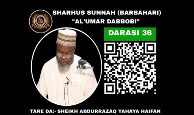 036 SHARHUS SUNNAH (AL'UMAR DABBOBI)