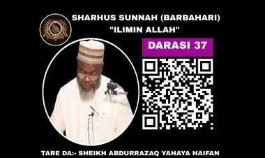 037 SHARHUS SUNNAH (ILIMIN ALLAH)