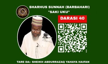 040 SHARHUS SUNNAH (SAKI UKU)
