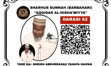 062 SHARHUS SUNNAH (AQQIDAR AL-HISHA'MIYYA)